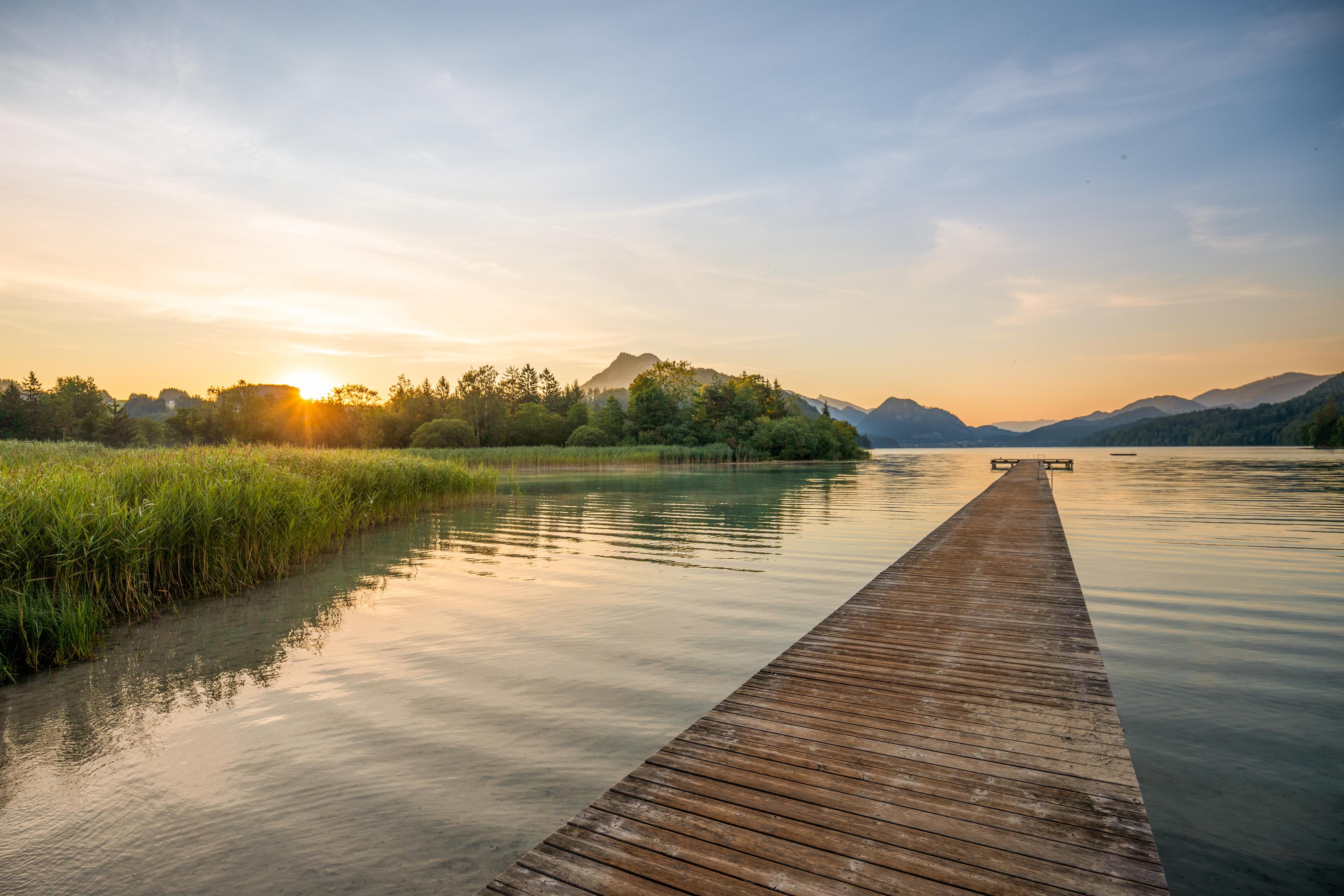Pilatesflows Sunrise & gratis Teebar am Fuschlsee