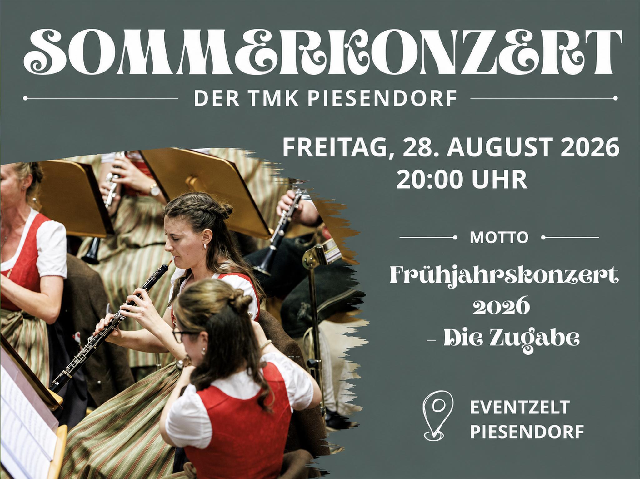 Sommerkonzert: Frühjahrskonzert 2026 – Die Zugabe