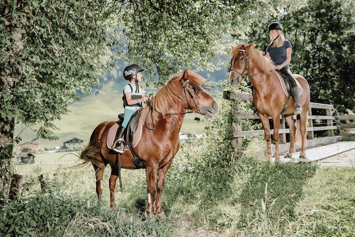 Reiten beim Hotel Moar Gut