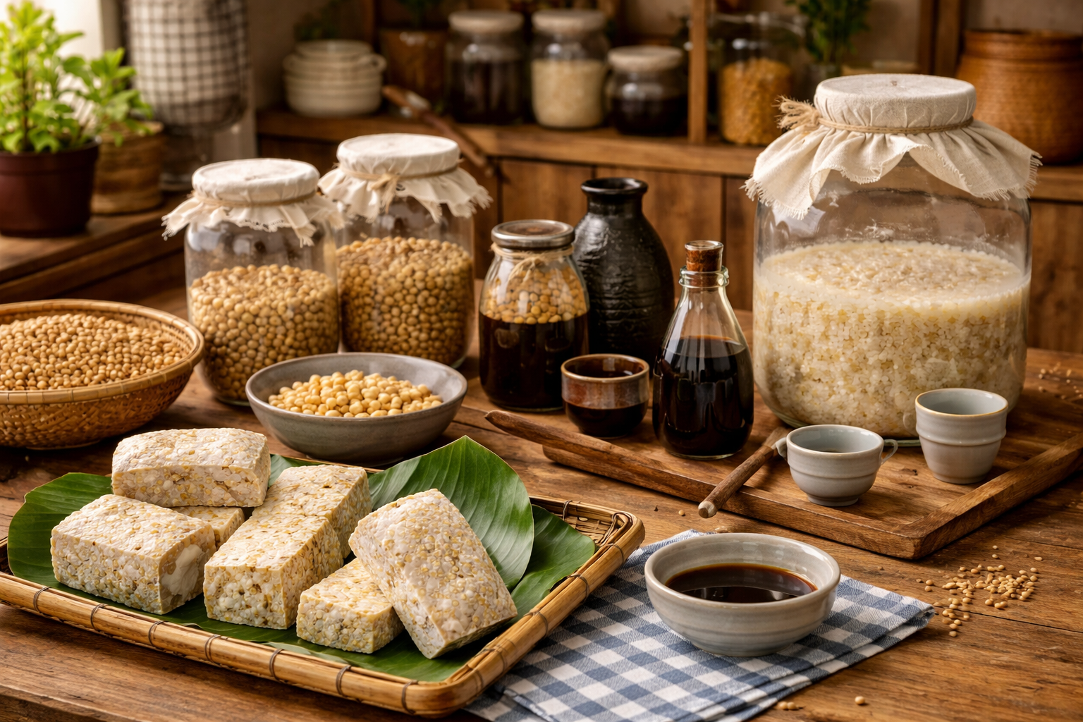 Asiatisch fermentieren – Tempeh, Sojasoße & Sake selbst herstellen