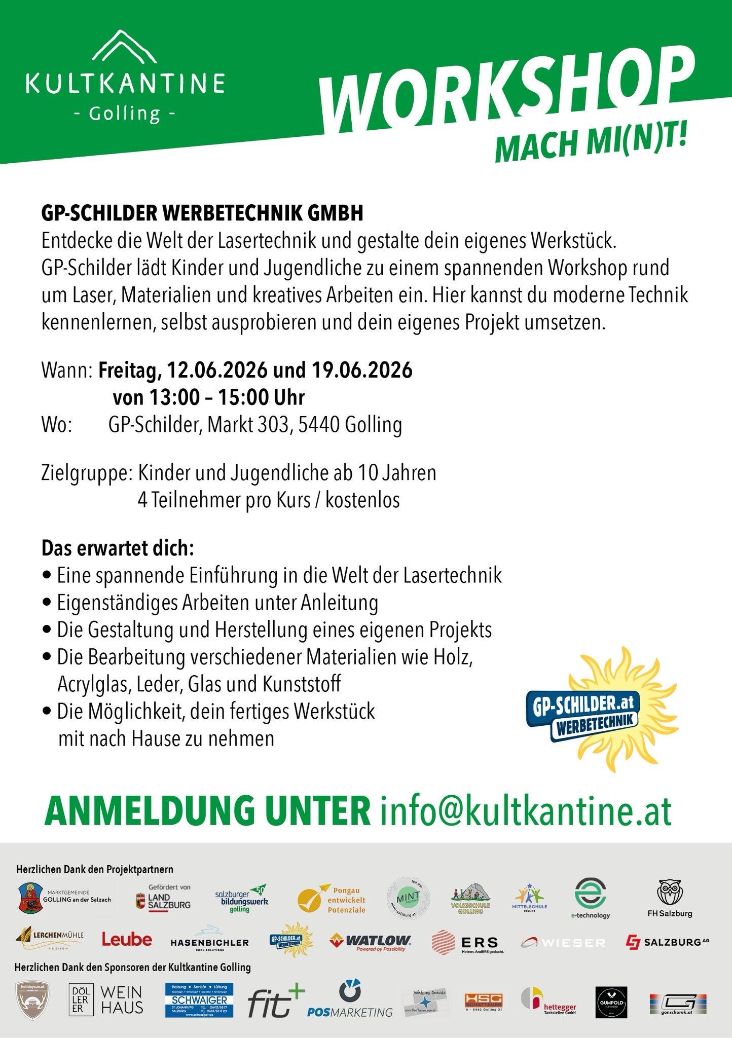 Mach Mi(n)t Workshop der Kultkantine