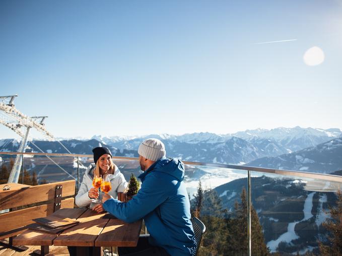 Frühlingsskilauf auf der Schmittenhöhe in Zell am See