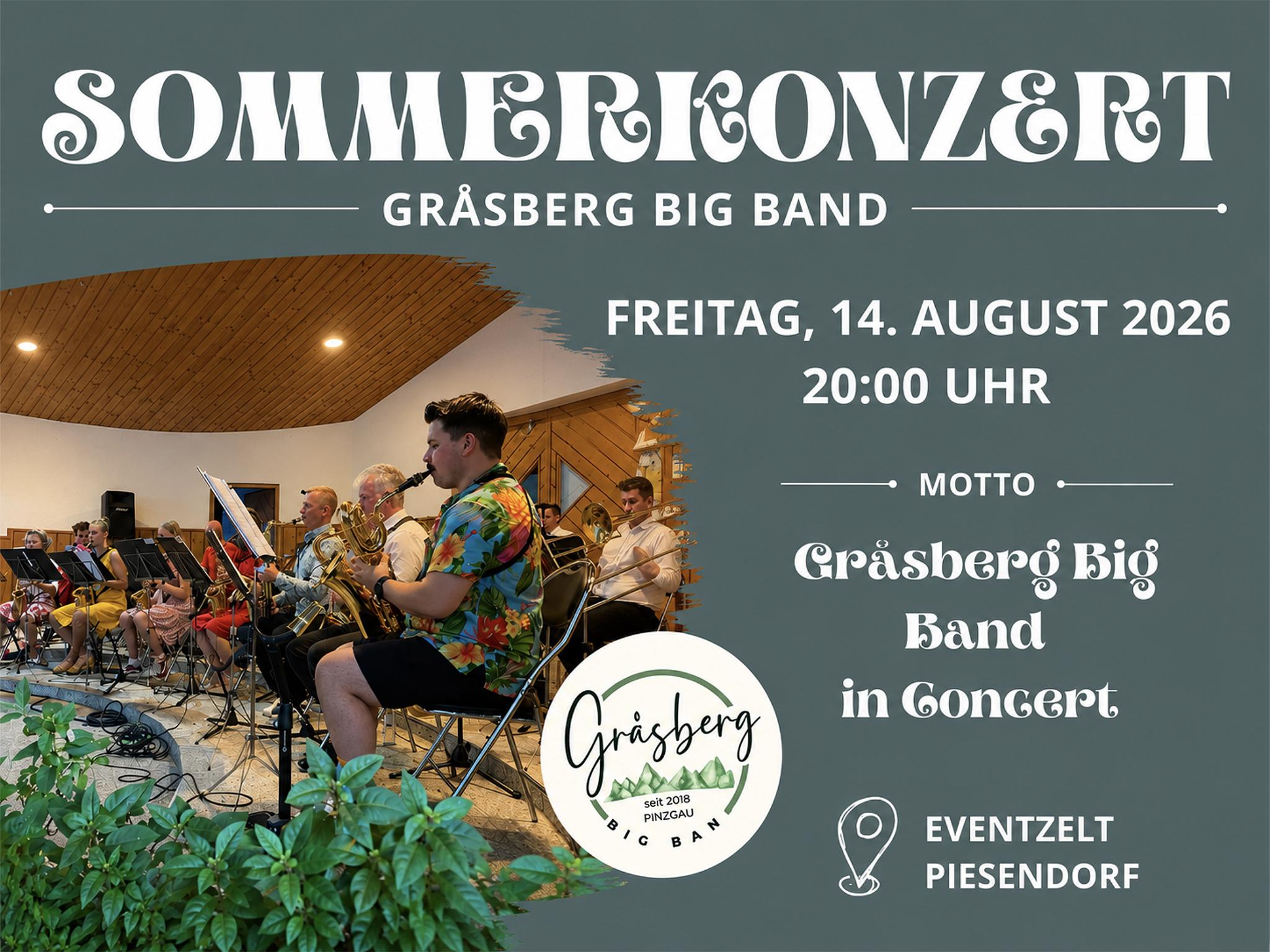 Sommerkonzert: Gråsberg Big Band in Concert