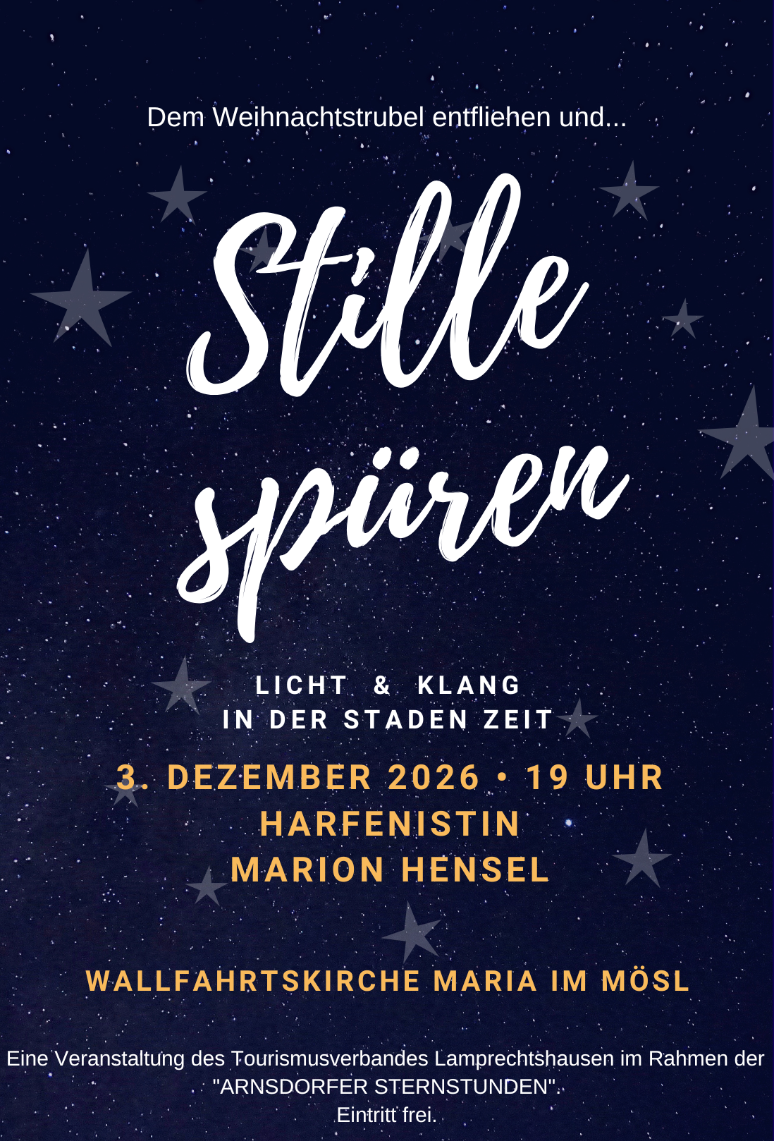 Stille spüren