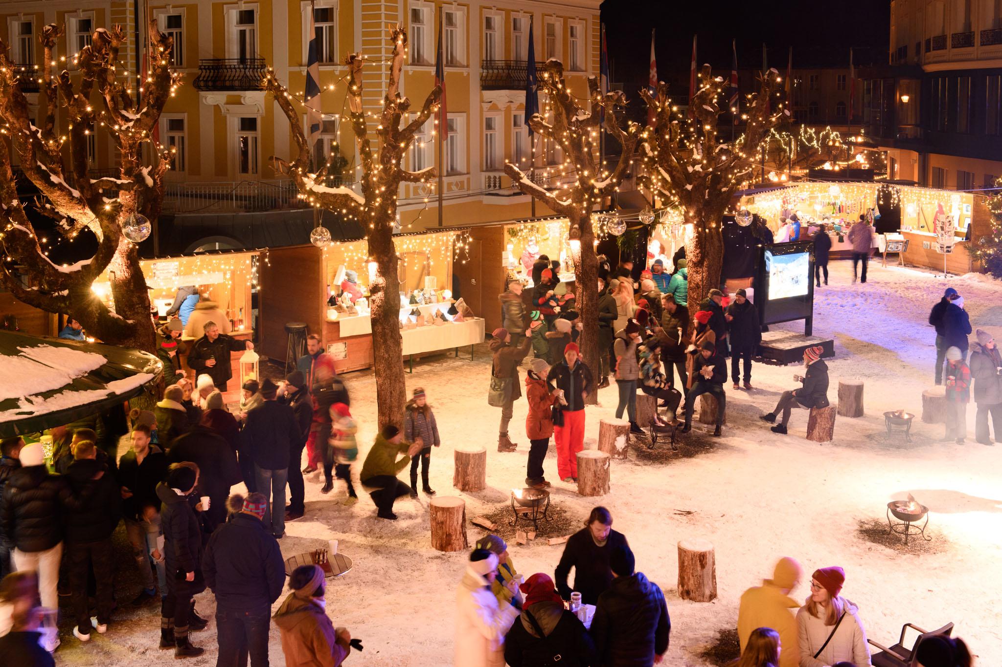 Wintermarkt im Merangarten
