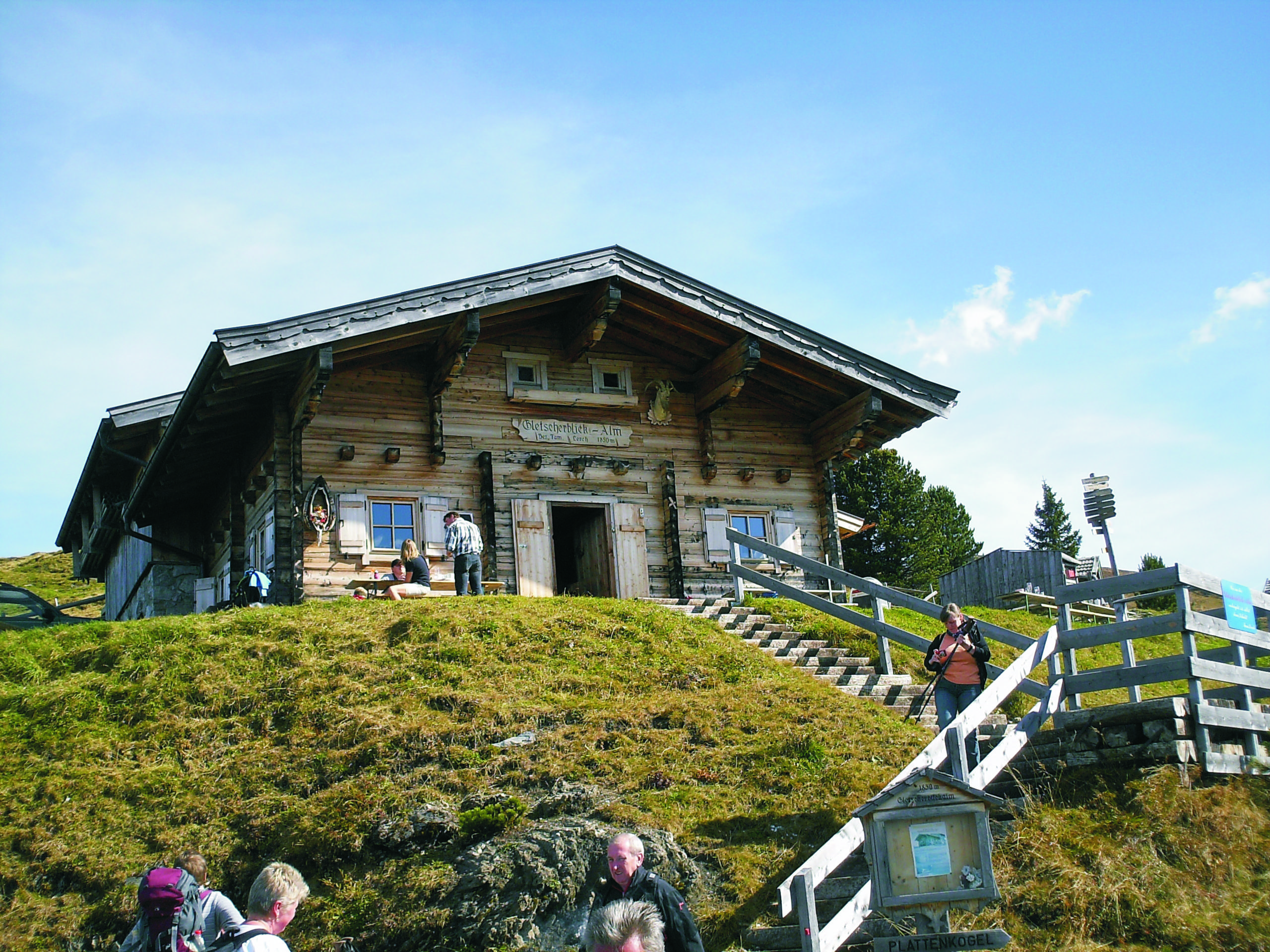 Gletscherblickalm und Plattenkogel