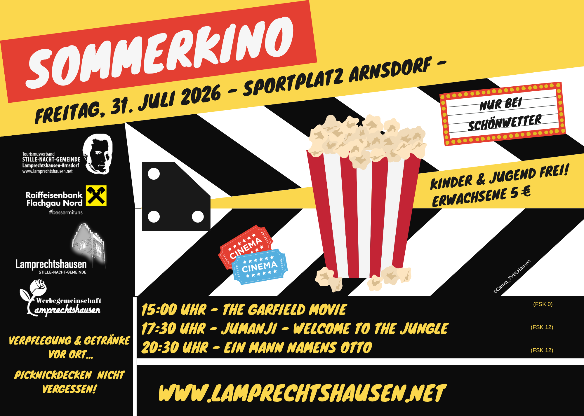 Open Air – Sommerkino – Sportplatz Arnsdorf
