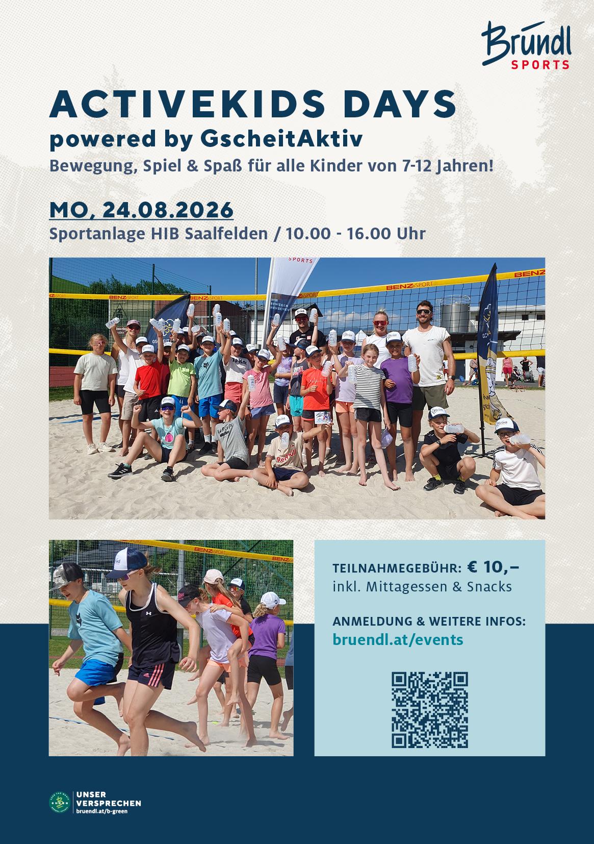 ActiveKids Day Saalfelden mit Gscheit Aktiv