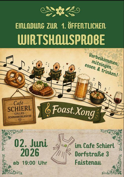 Wirtshausprobe Foast.Xong