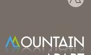 A modern logo featuring the inscription "MOUNTAIN APART". The colors are simple and stylish, ideal for a distinctive brand identity.
