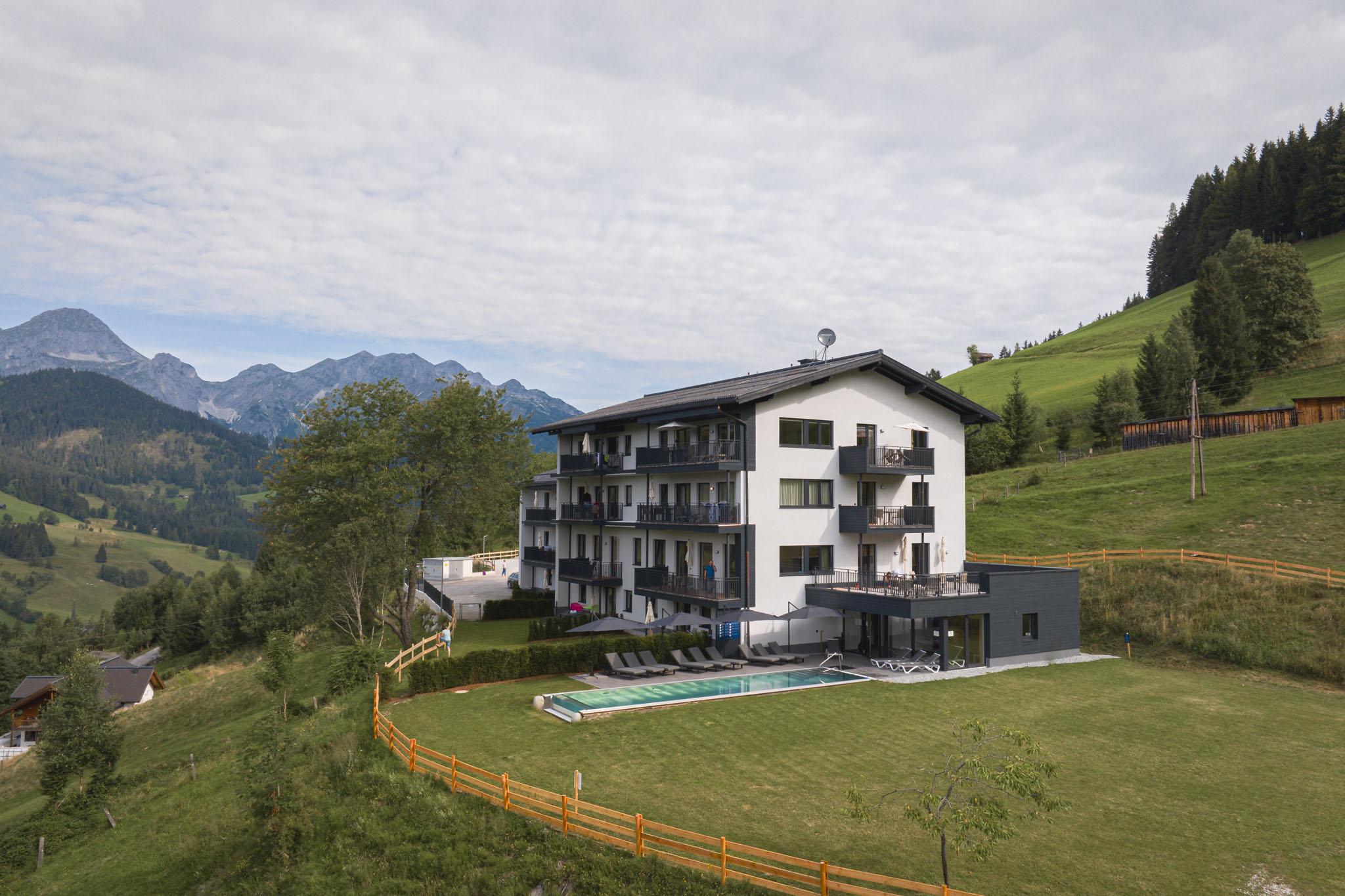 Hideaway Dachstein West in the middle of the Salzburg Alps.
