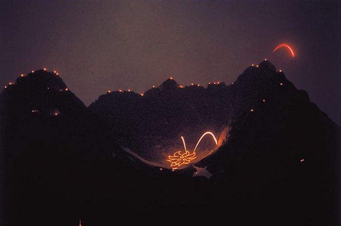 Sonnwendfeuerbrennen in Maria Alm