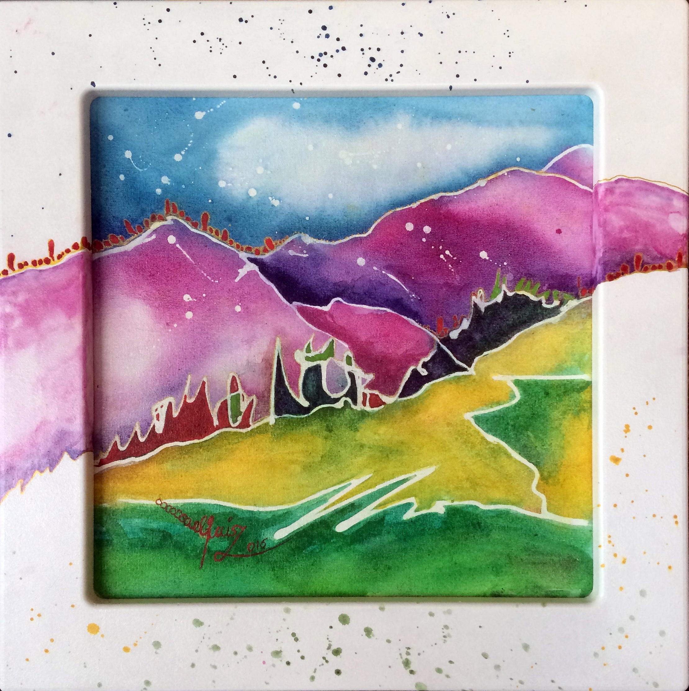 ALM:KULTUR auf der Steinalm: Malworkshop mit Cleo Ruisz