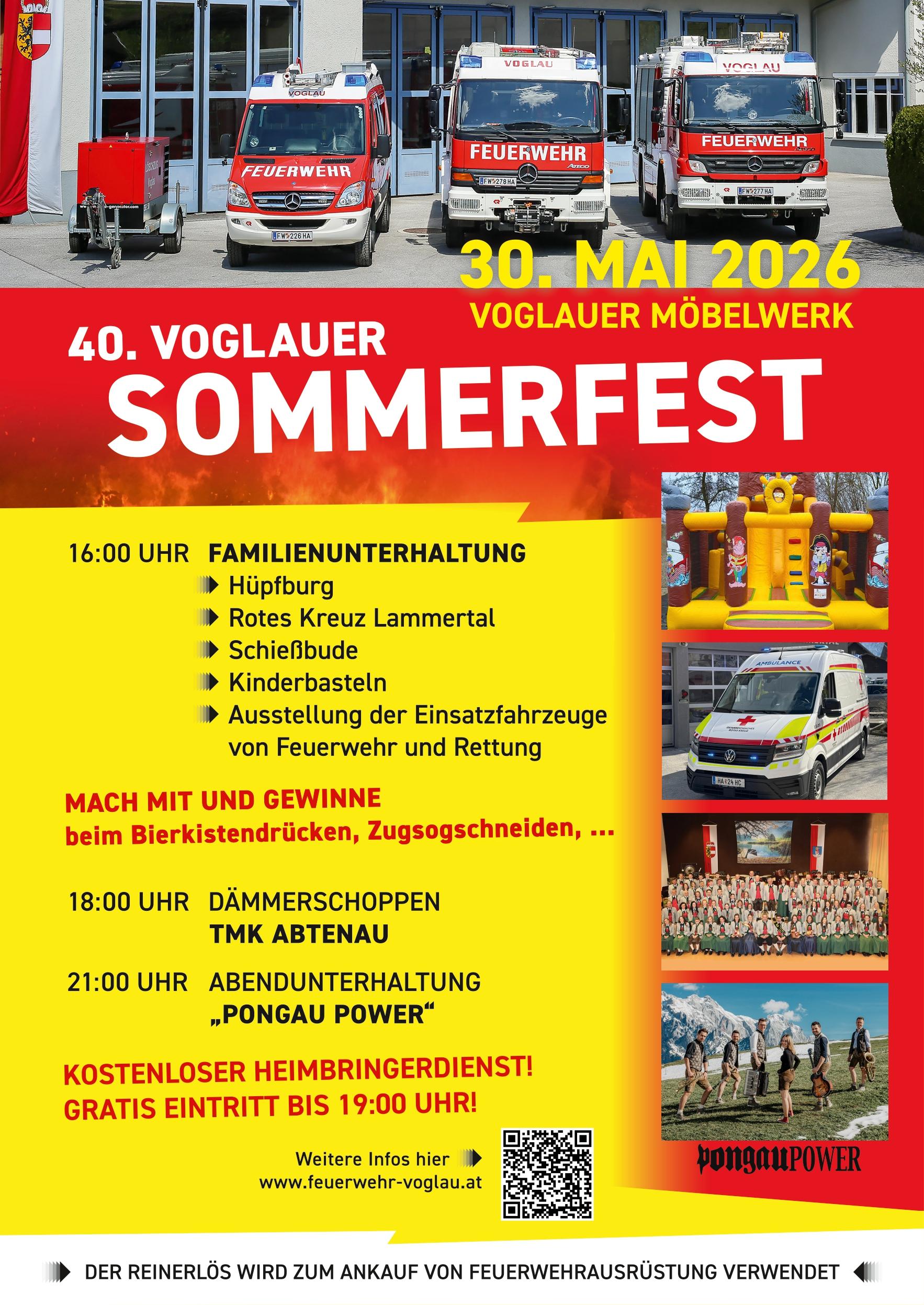 40. Voglauer Feuerwehrfest