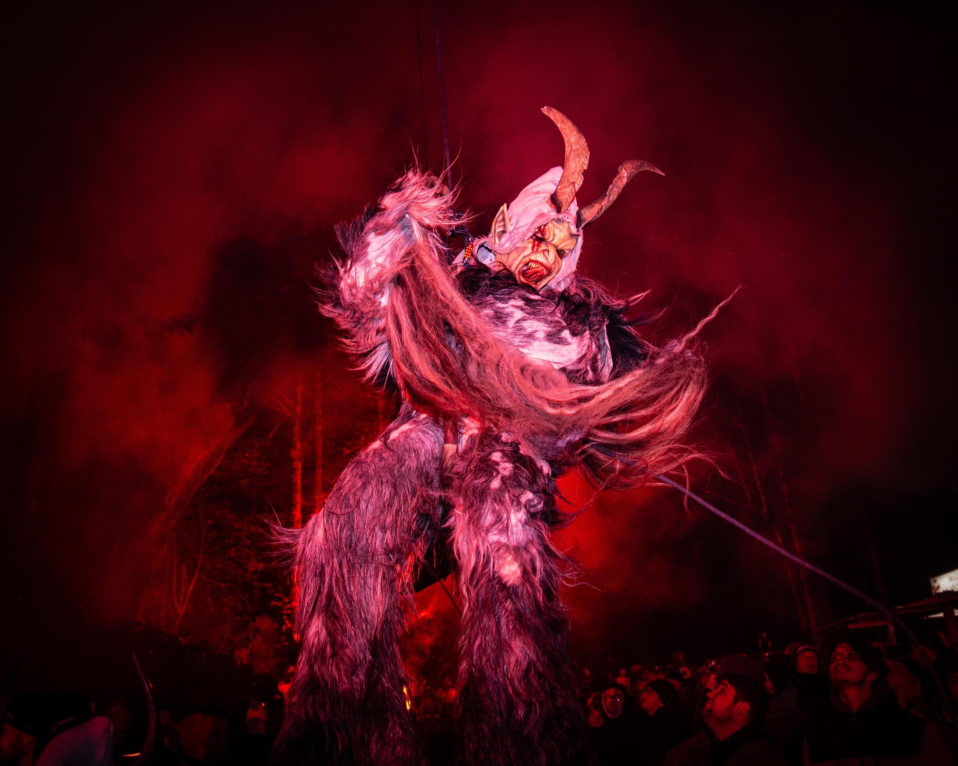 Krampusshow beim Satzstein