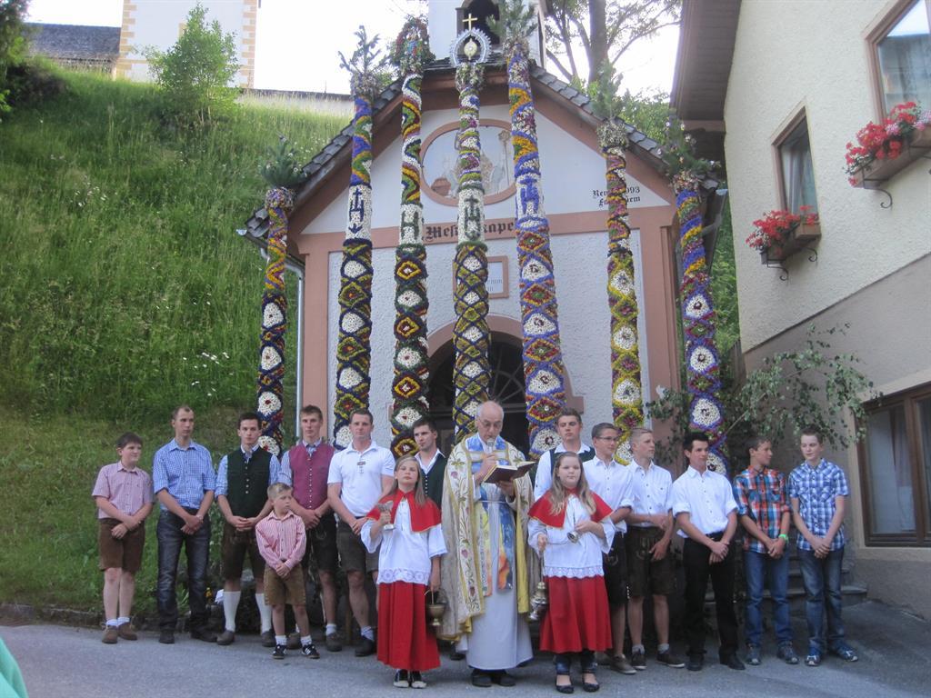 Einbringen der Prangstangen