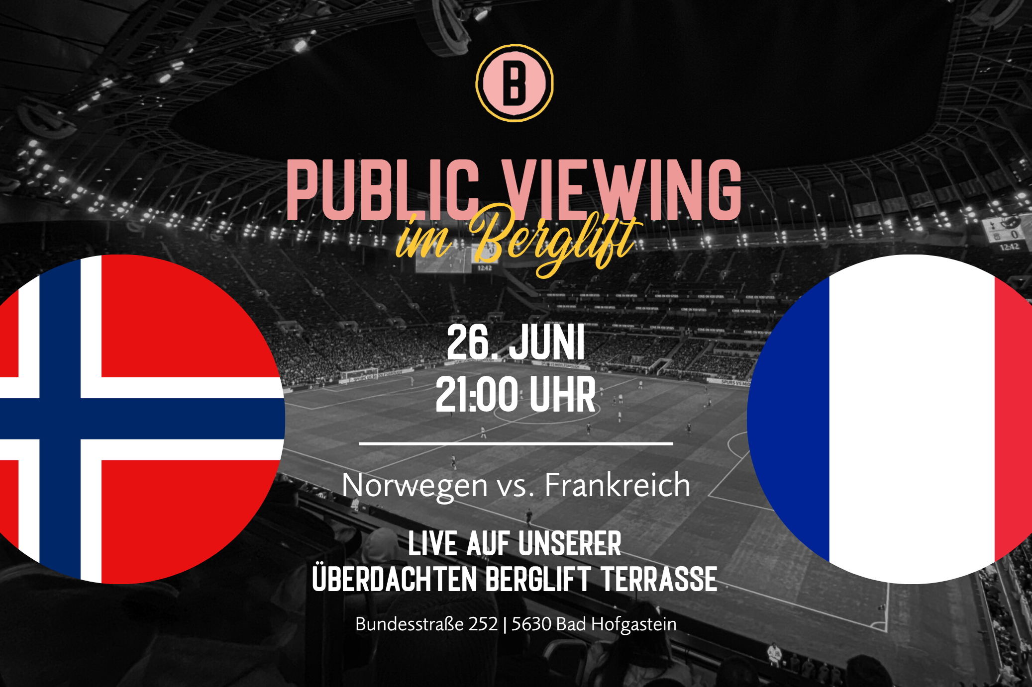 WM PUBLIC VIEWING: Norwegen vs. Frankreich