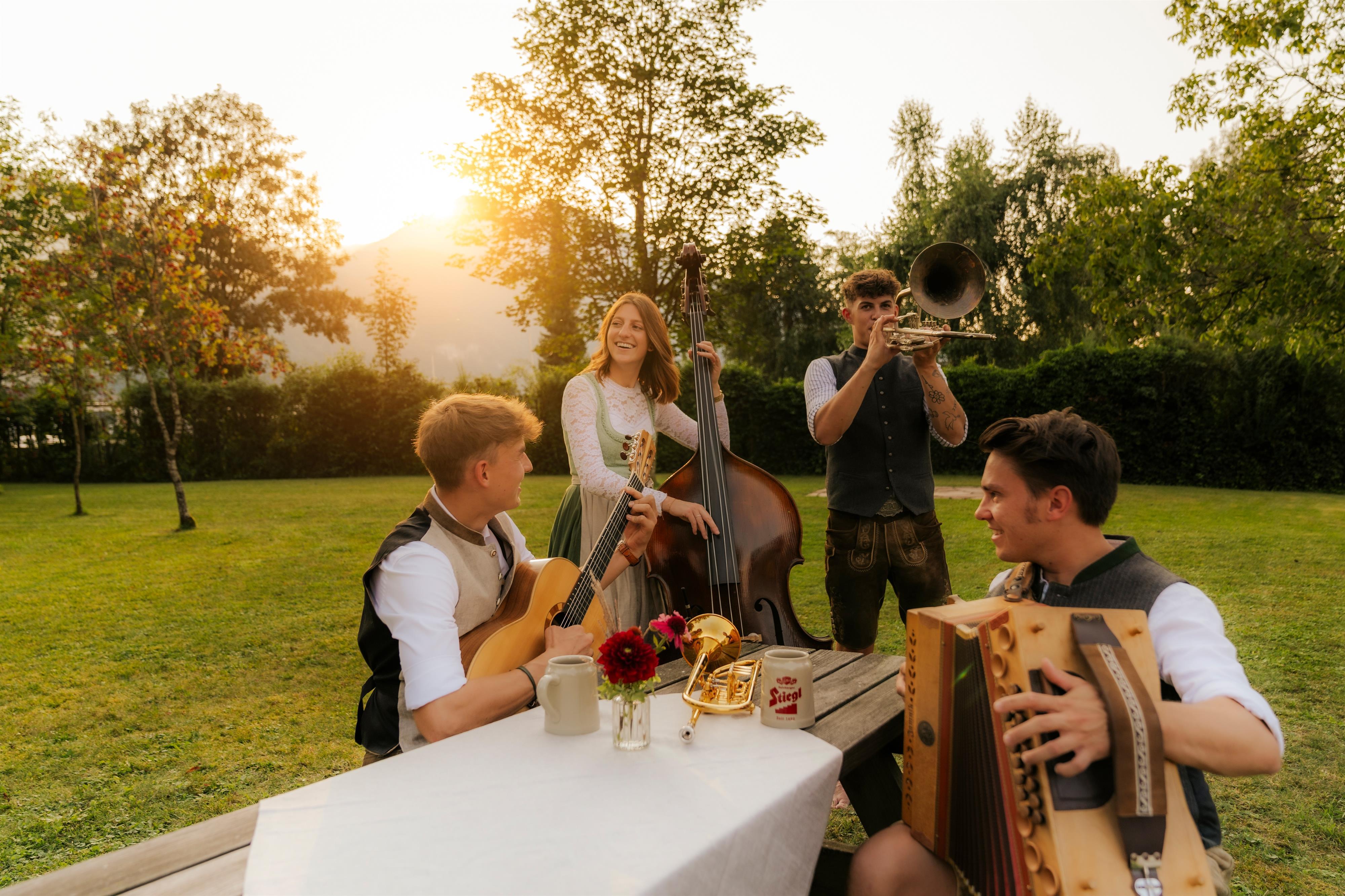 Live Musik im Zuge der Oldtimer Traktor-WM