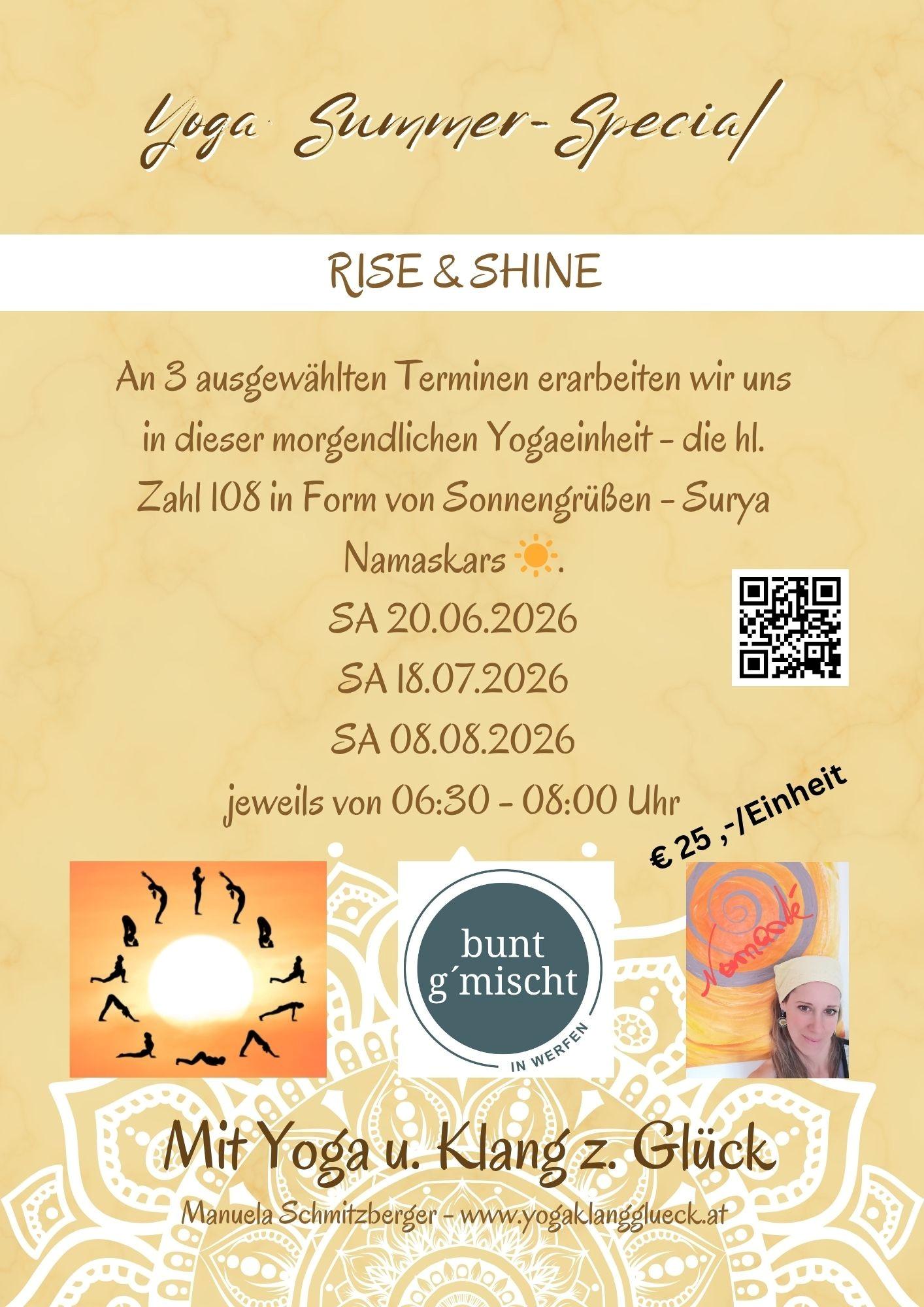 Yoga Summer Special – Rise&Shine