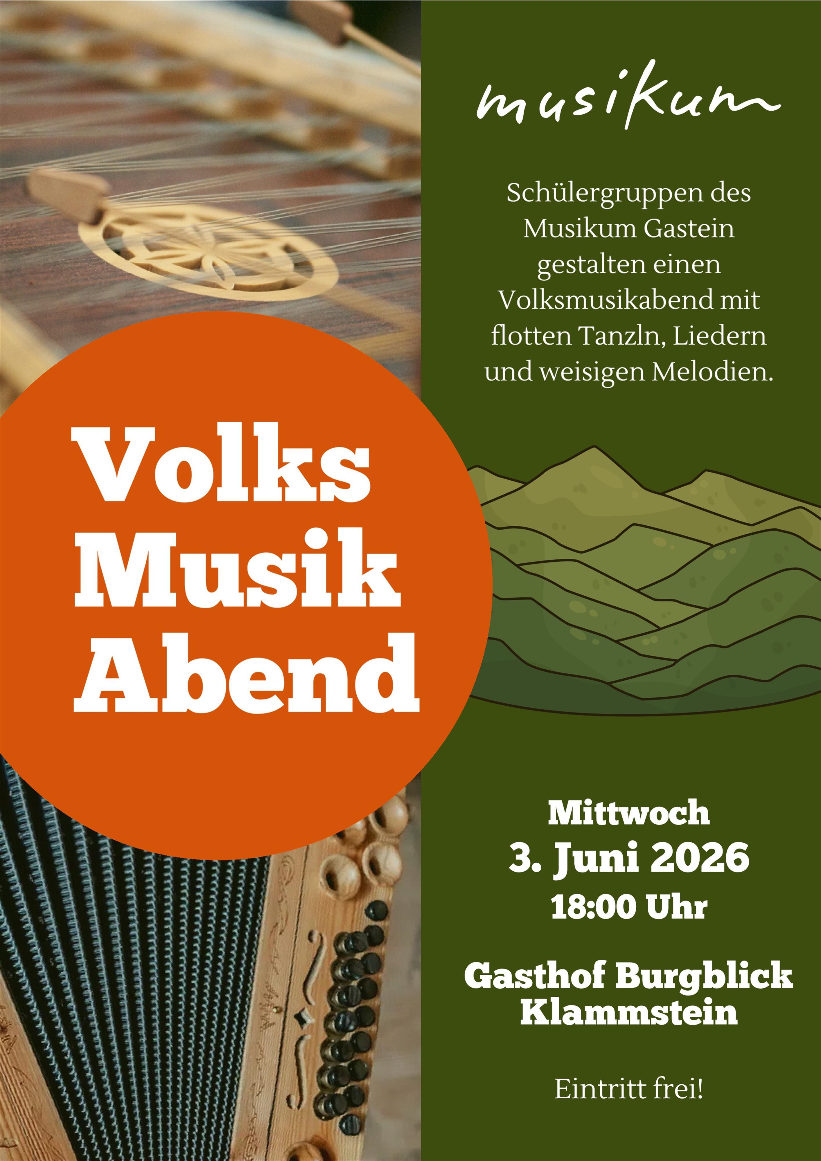 Volksmusikabend Musikum Gastein