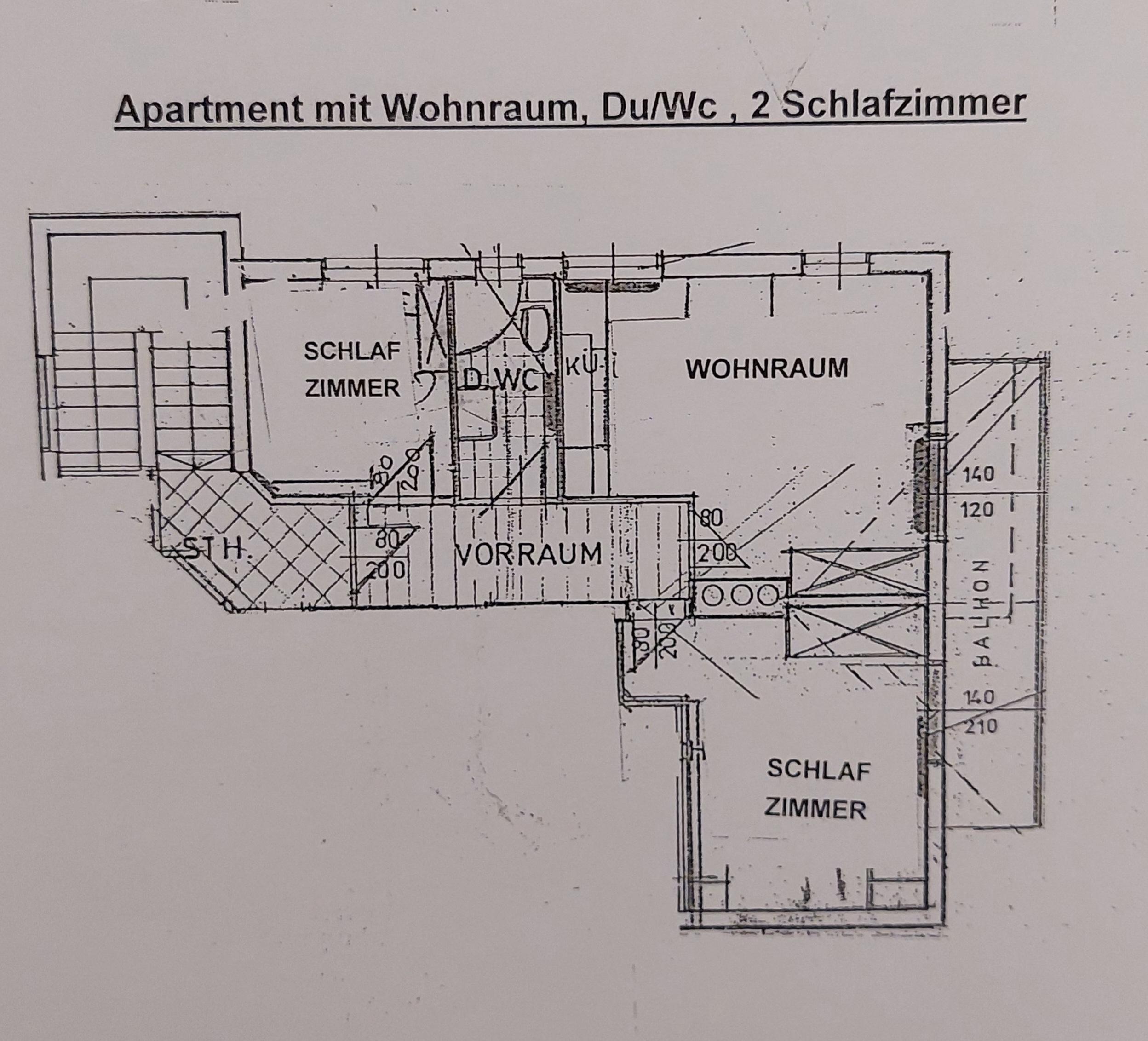 Ferienwohnung 60 qm