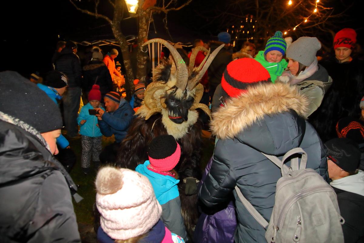 Krampusse zum Anfassen