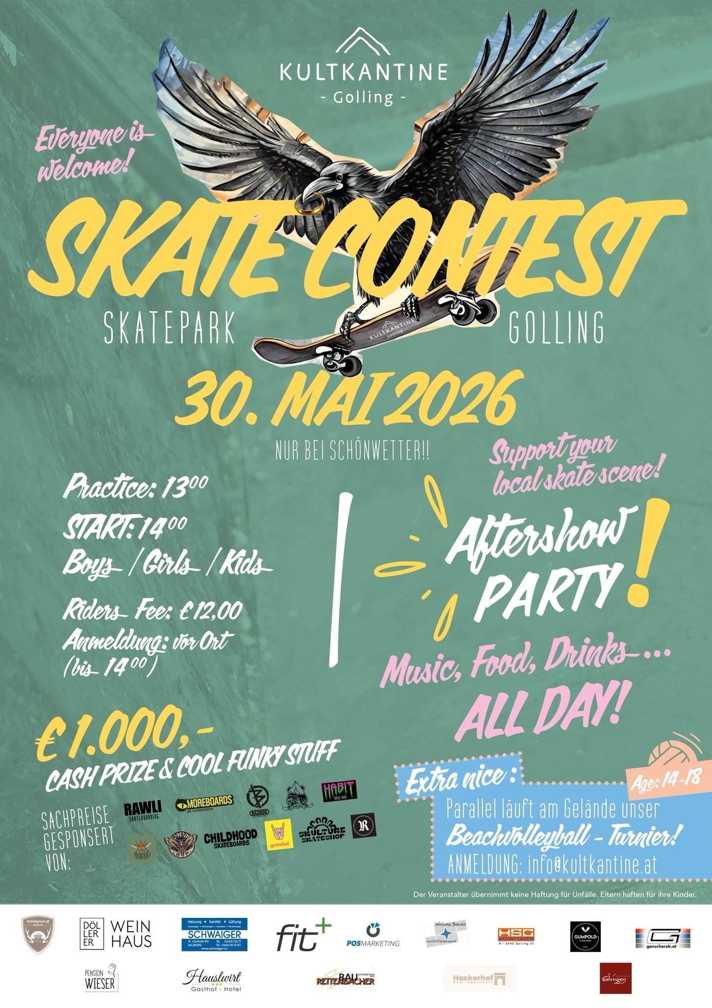 Skate Contest der Kultkantine