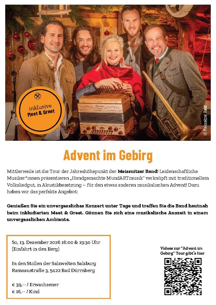 Advent im Gebirg mit der Meissnitzer Band
