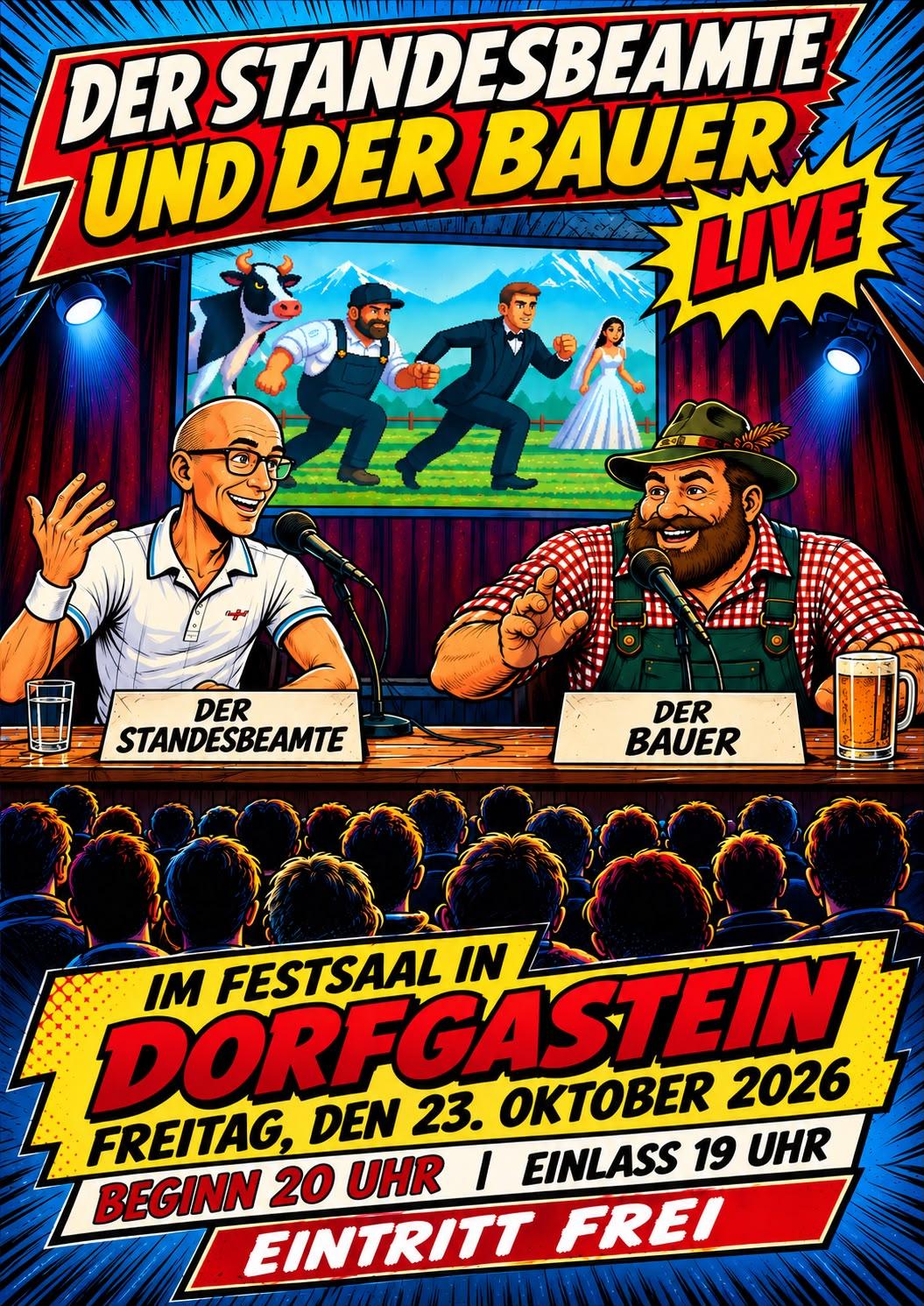 Kabarett/Podcast: Der Standesbeamte und der Bauer