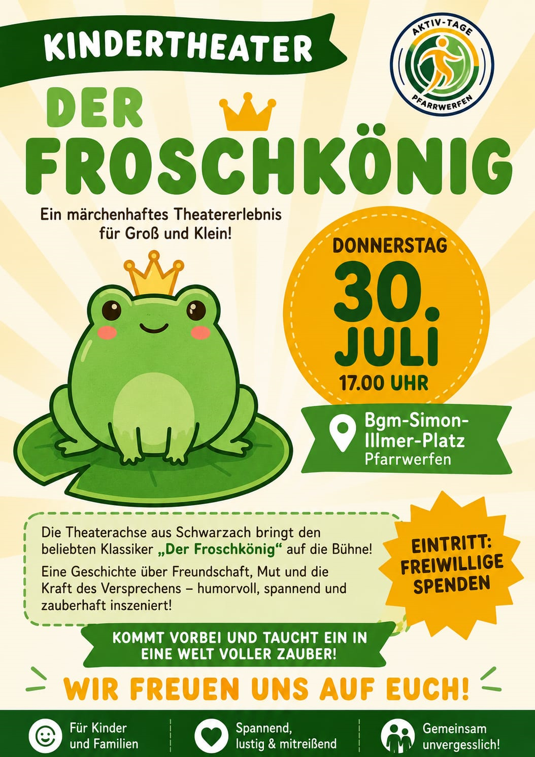 Kindertheater: Der Froschkönig