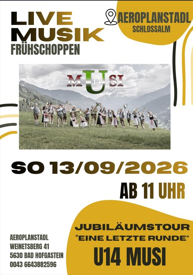 Frühschoppen Aeroplanstadl – LIVE MUSIK