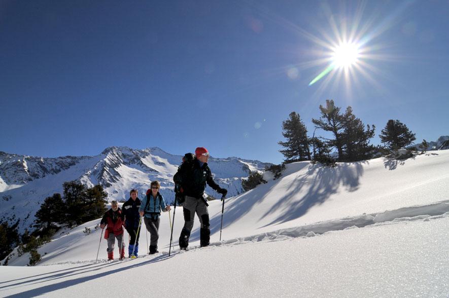 Gemütliche Schneeschuhwanderung