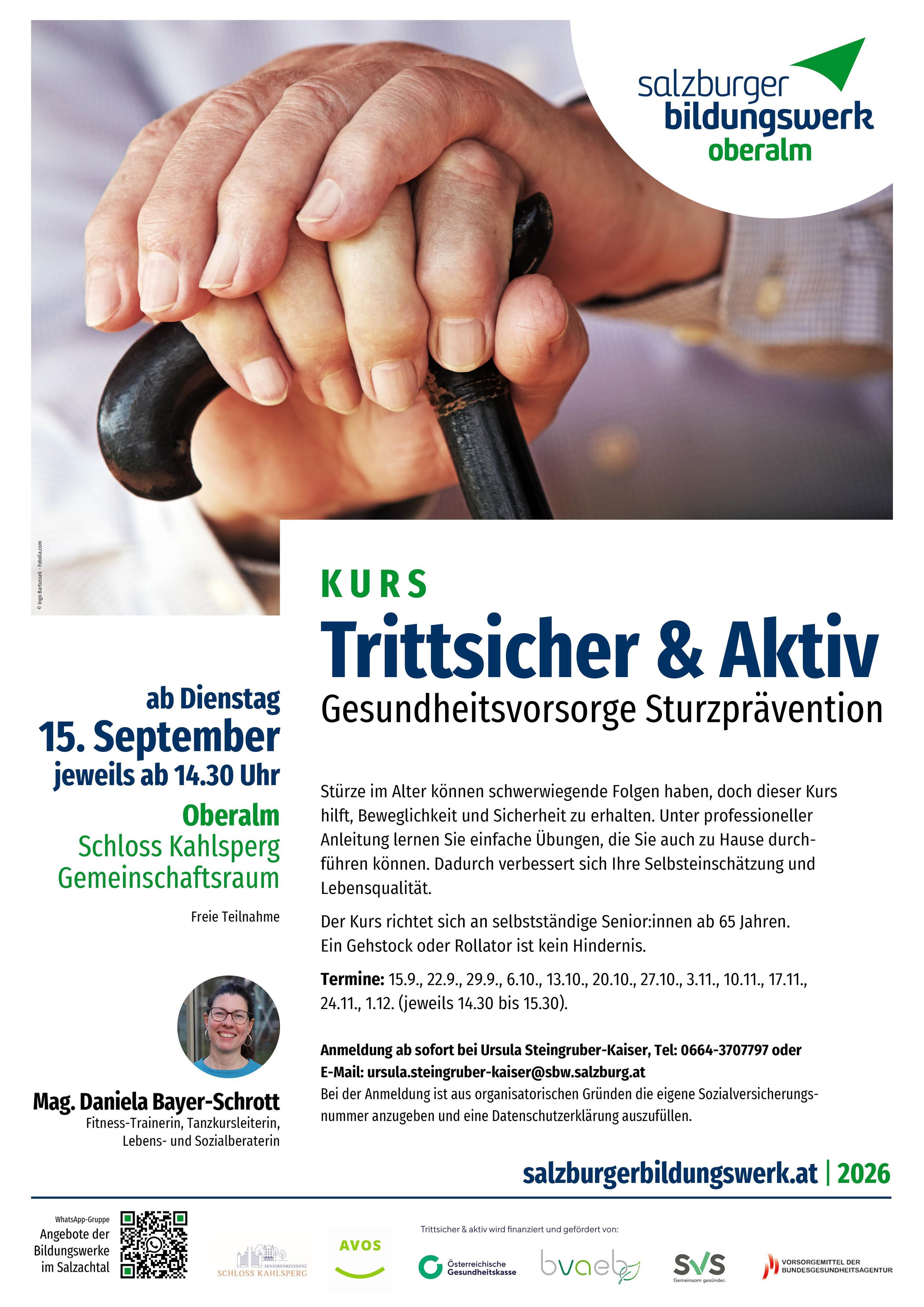 Trittsicher & Aktiv: Kurs zur Gesundheitsvorsorge und Sturzprävention
