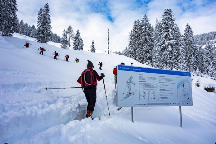 Skitourenlehrpfad Dienten