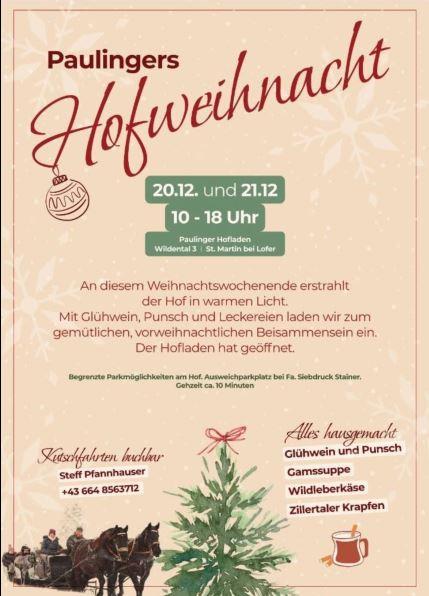 Paulingers Hofweihnacht