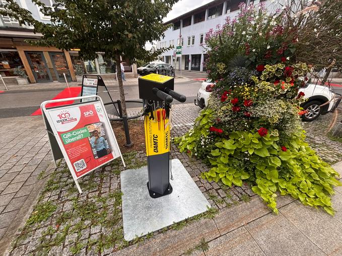 Fahrrad Reparatur Station Unterbäck