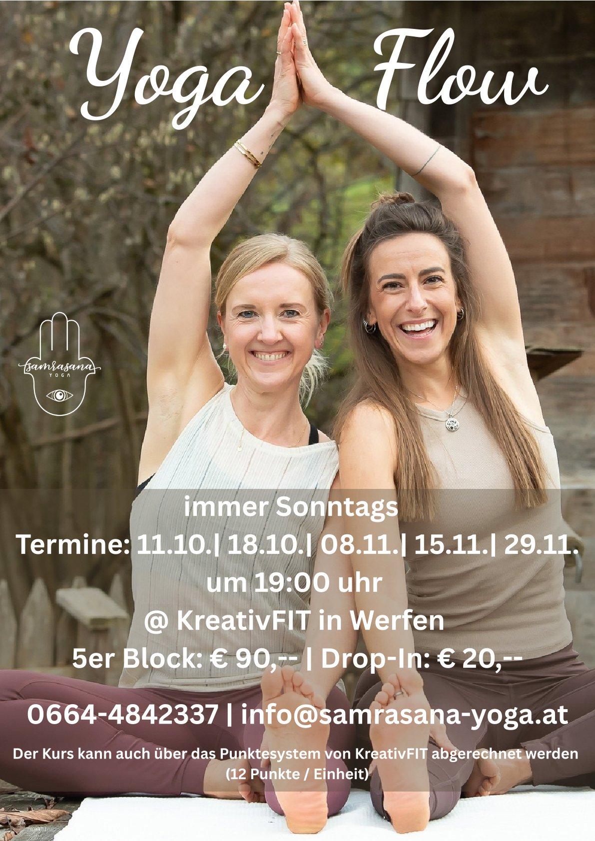 Yoga Flow im KREATIVFIT