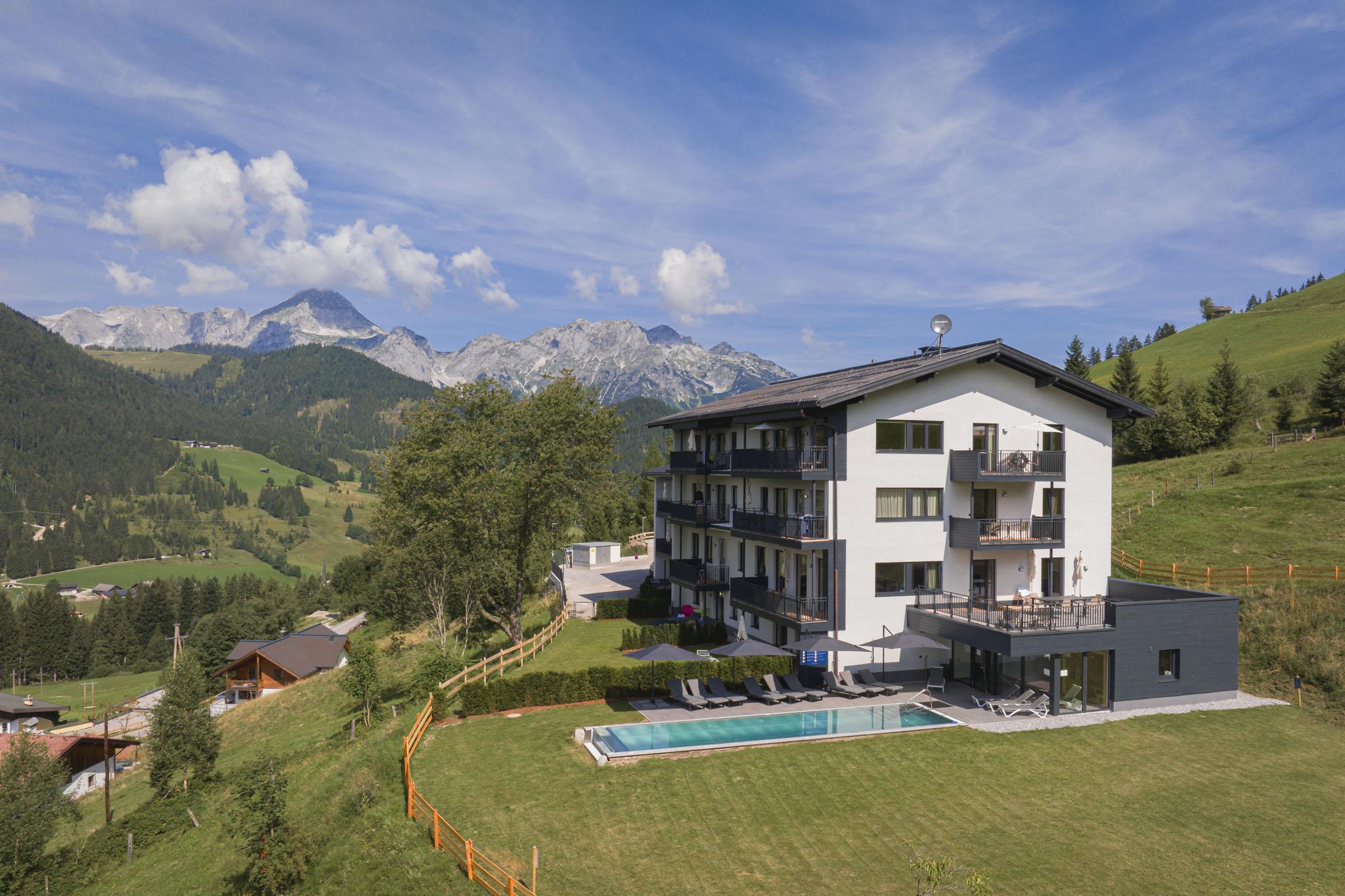 Hideaway Dachstein West in the middle of the Salzburg Alps.