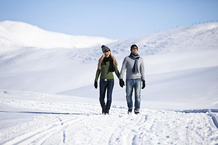 Winterwanderwege in Wald - Königsleiten