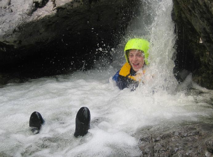 Canyoningtouren in der Almbachklamm