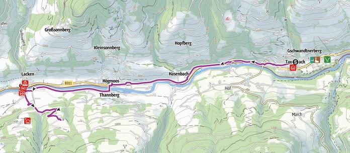 Mountainbikestrecke Wiesfleck