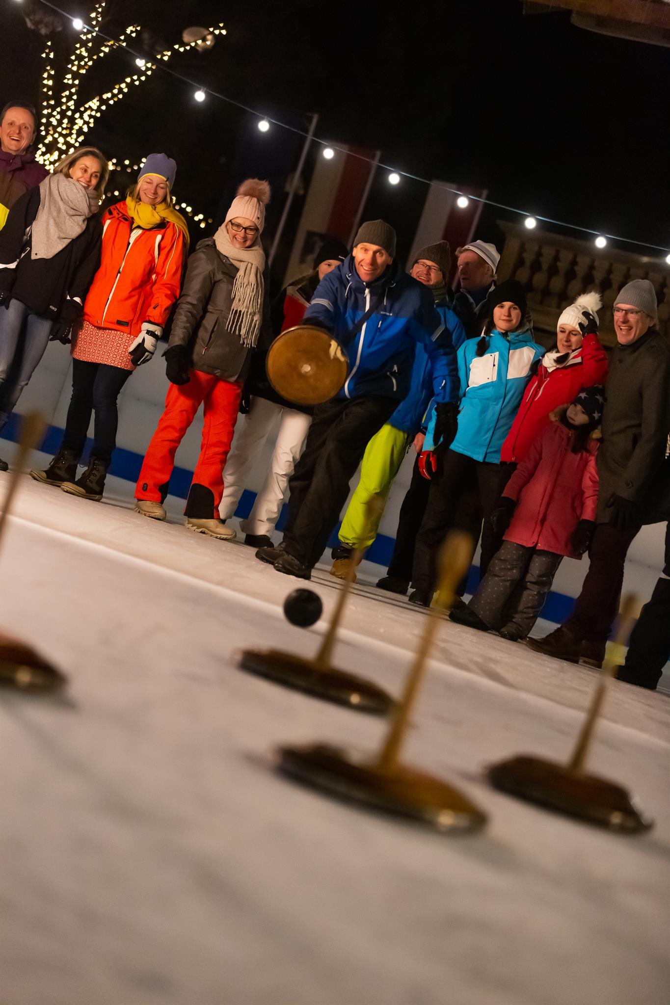 Gäste-Eisstockschießen in Bramberg
