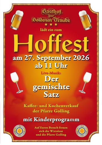 Hoffest vom Gasthof "Goldene Traube"