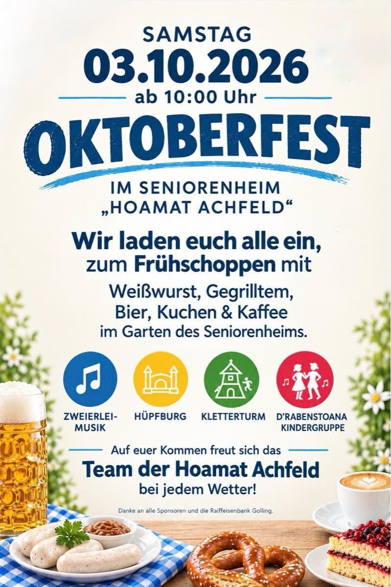 Oktoberfest im Seniorenheim