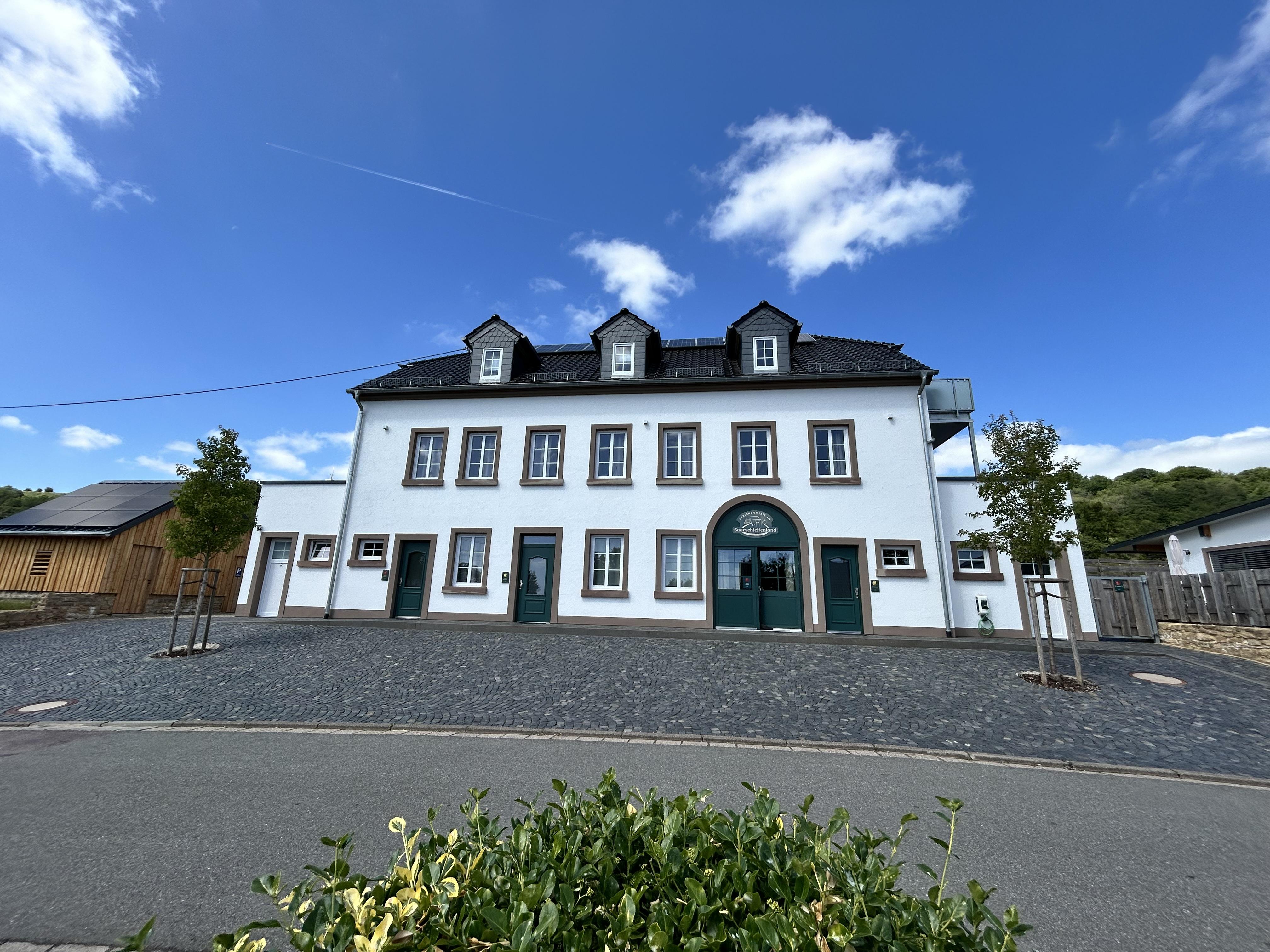 Blick vom Straße auf Markusstraße 11