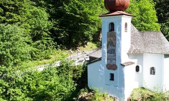 A Marian church on the rock. Every Wednesday in summer, a holy mass is celebrated.