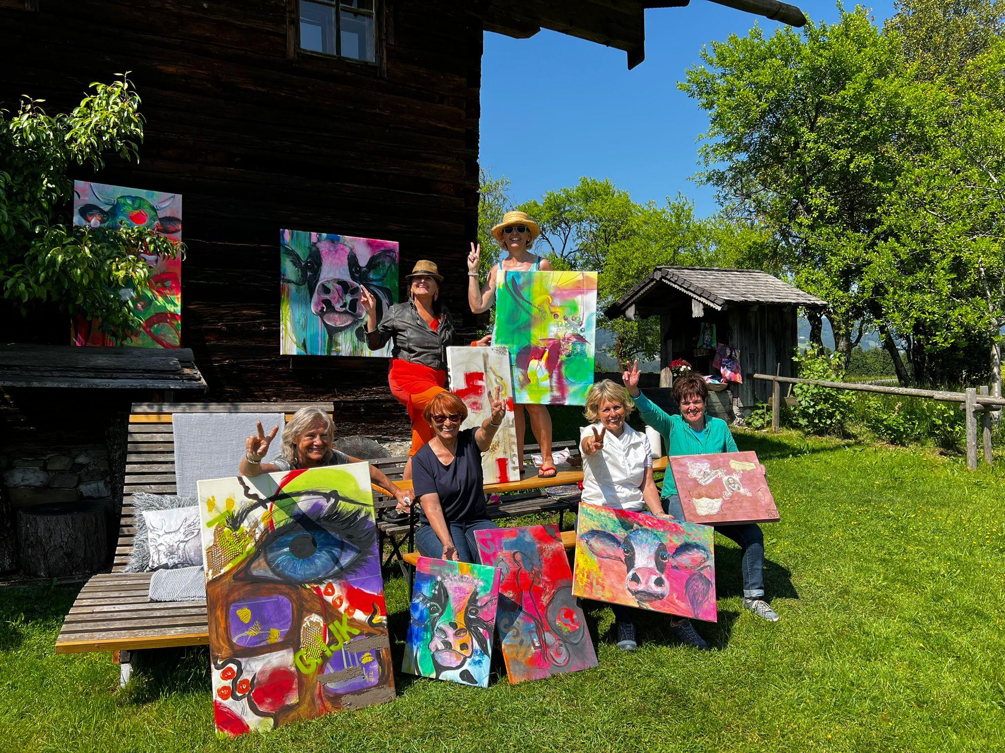 Malworkshop mit Andrea Wurzer