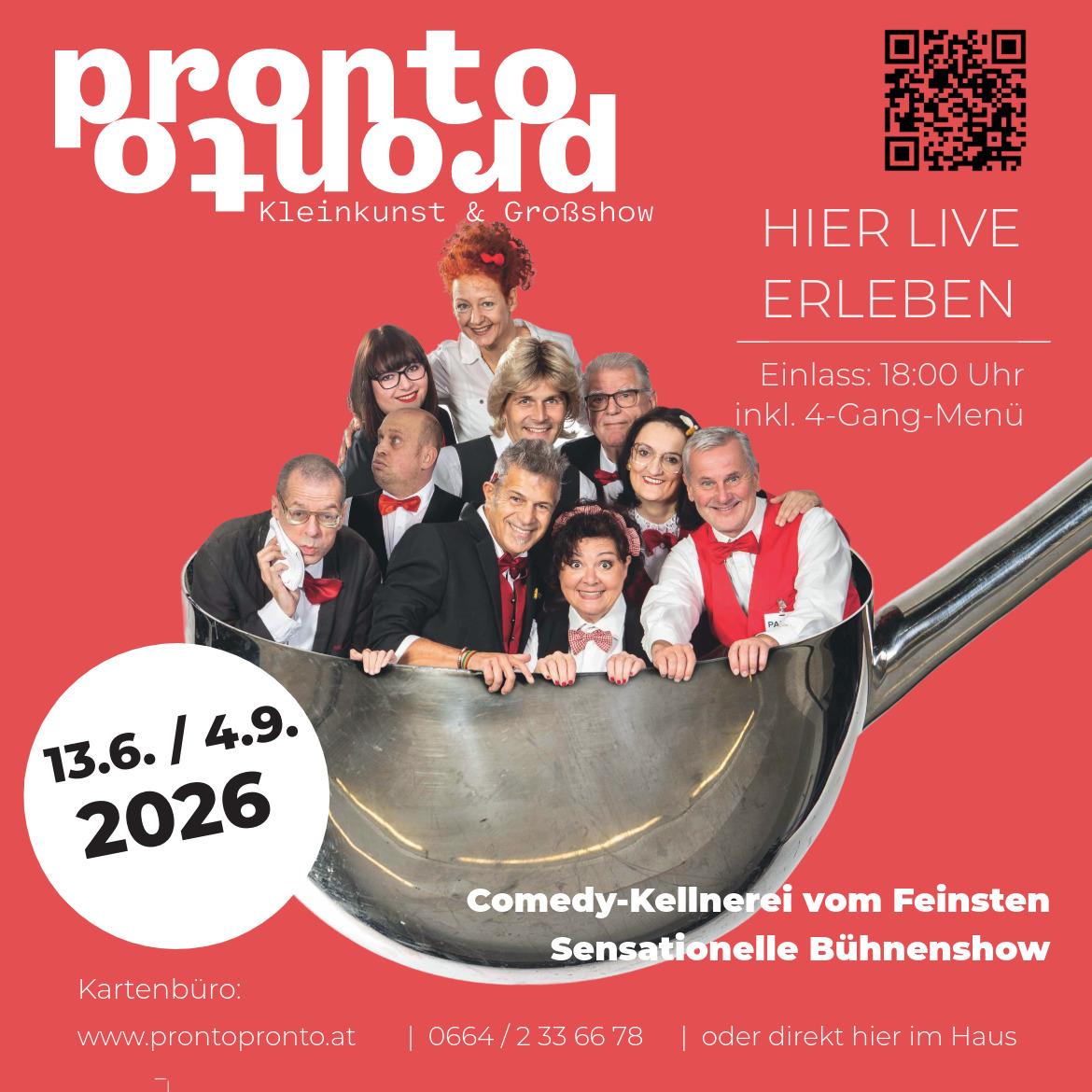 Pronto Pronto – Comedy Kellnerei vom Feinsten