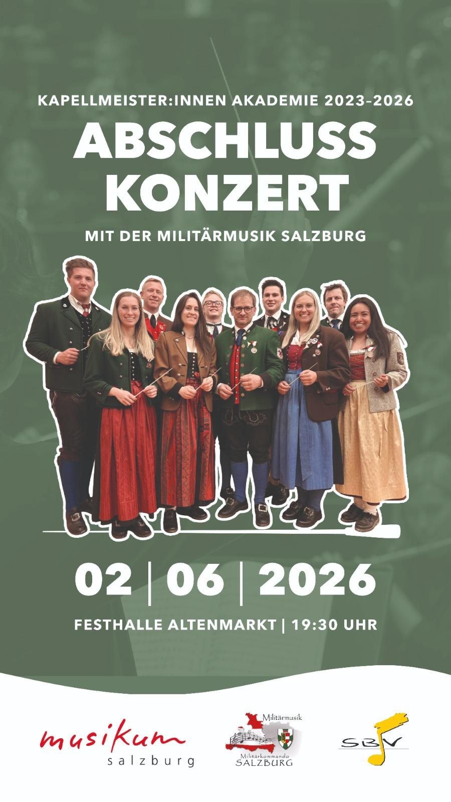 Abschlusskonzert mit der Militärmusik Salzburg