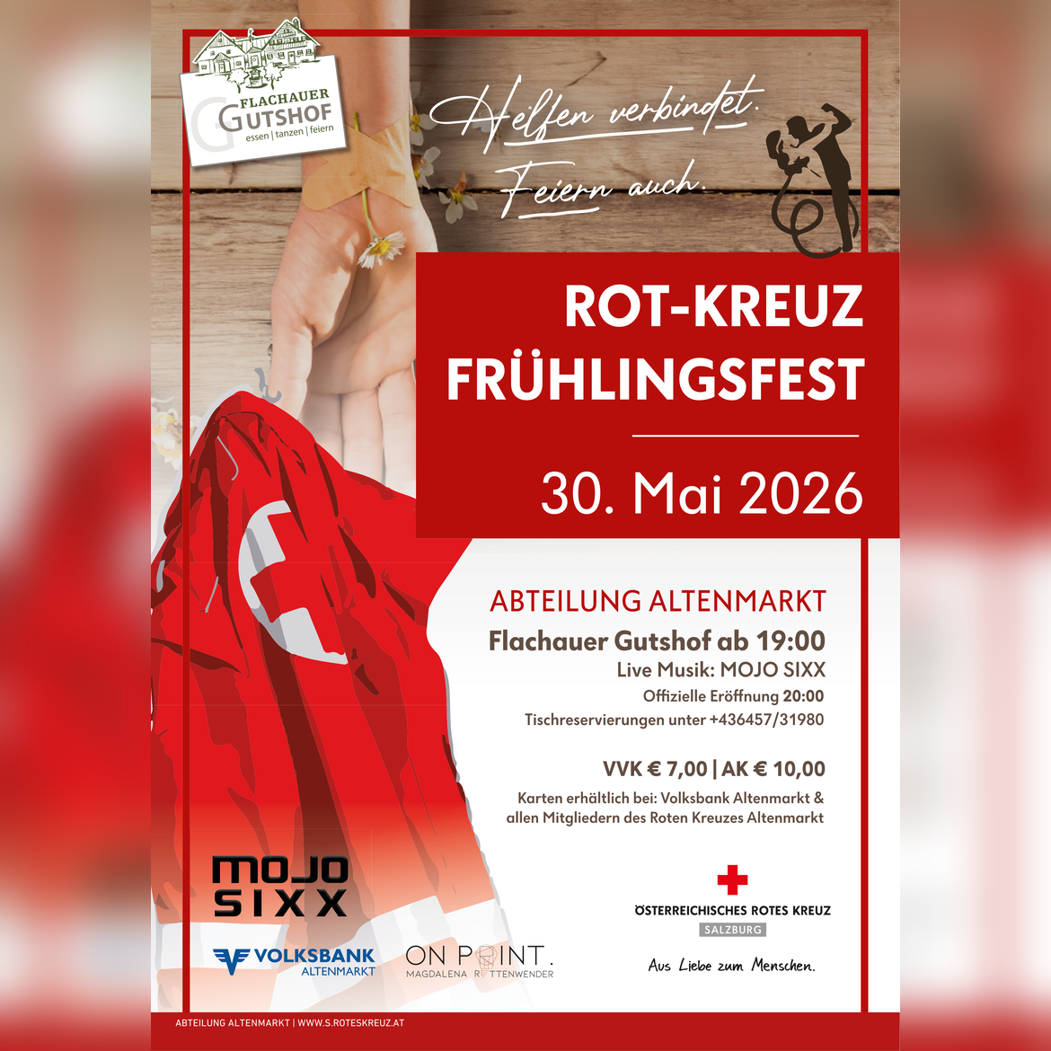 Rot Kreuz Frühlingsfest im Flachauer Gutshof